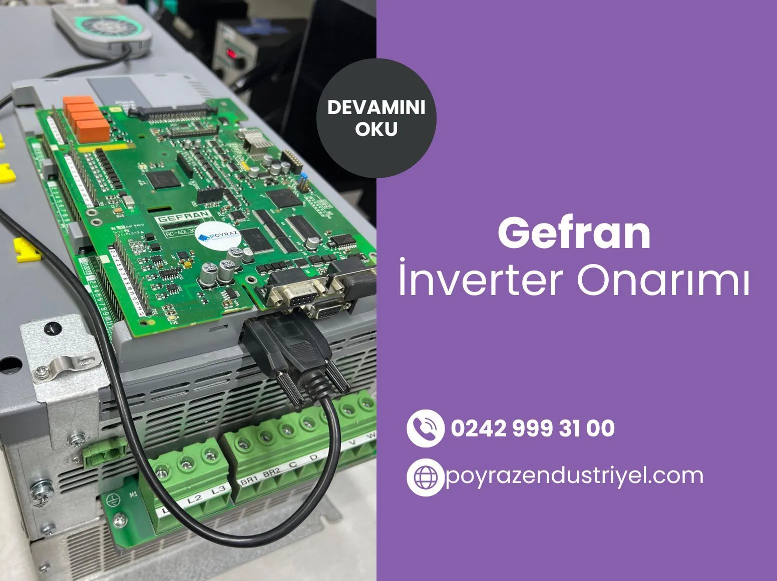 Gefran İnverter Onarımı